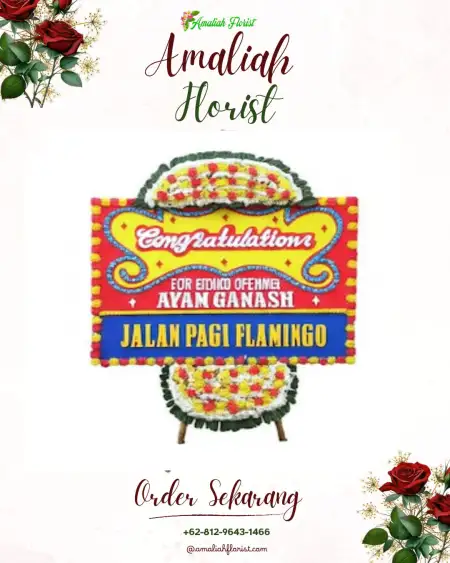 Sewa Papan Bunga Jelobo
